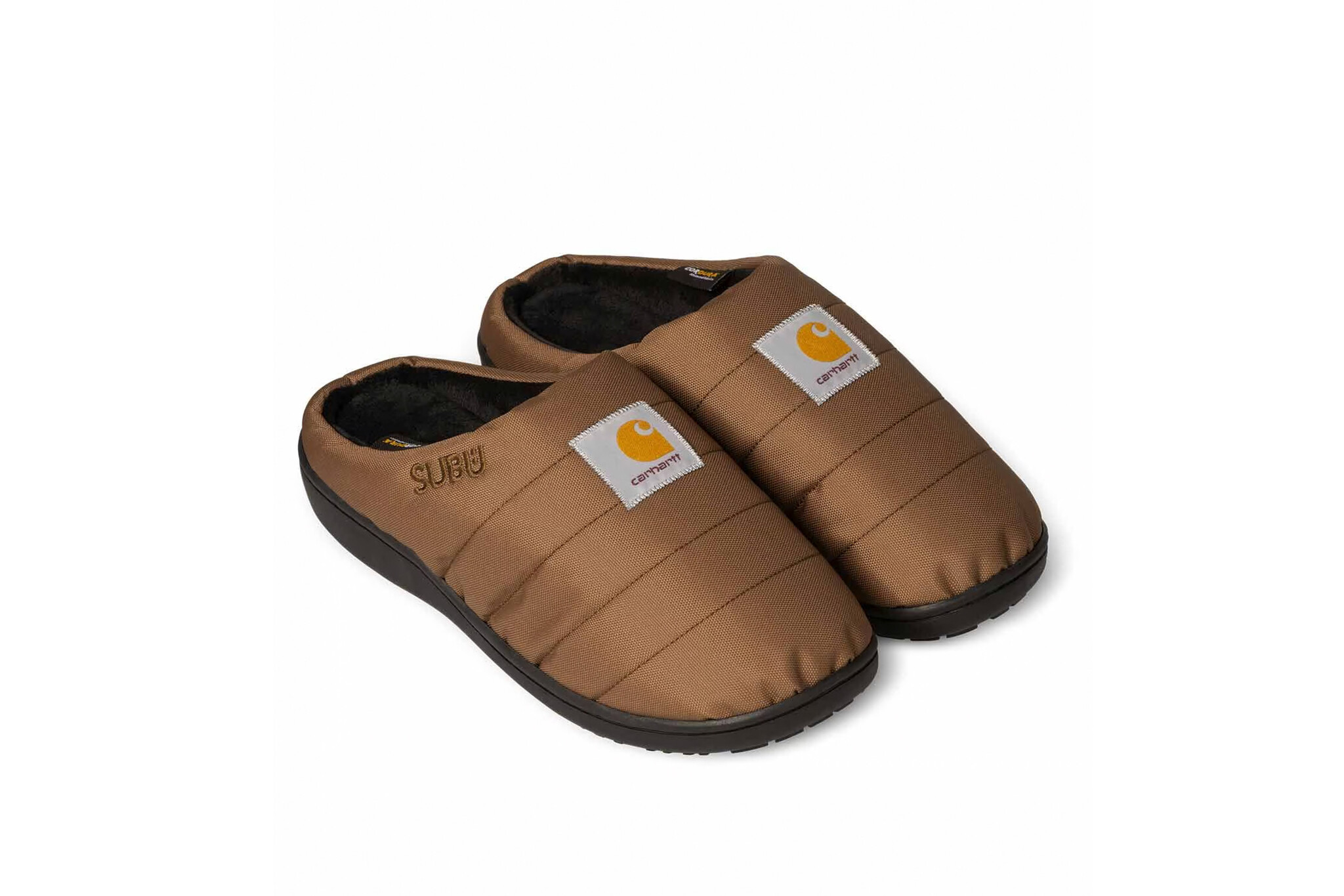 BAPE x Subu Ape Head puffer sandals in brown : r