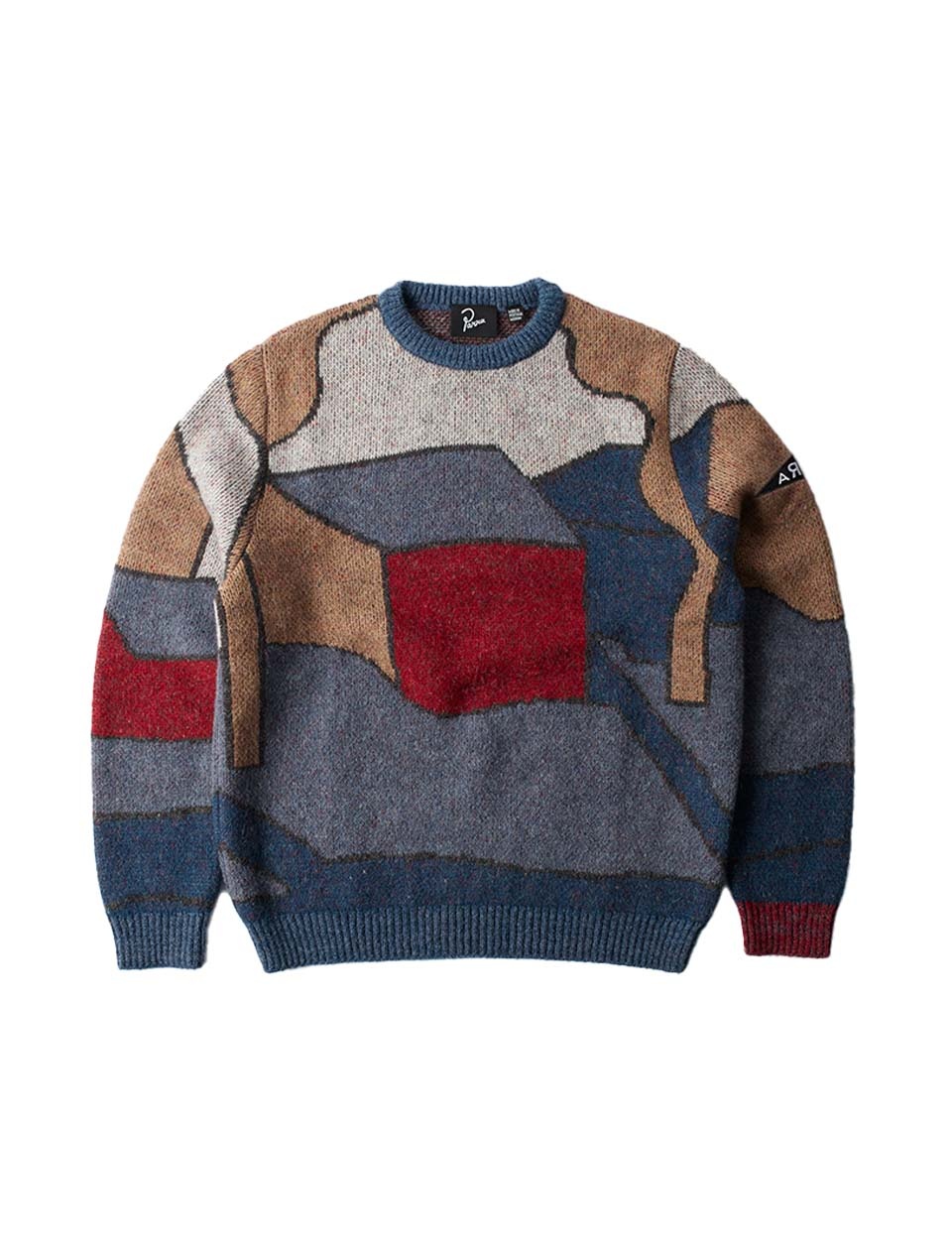 By Parra Your Street Knitted Pullover Blue