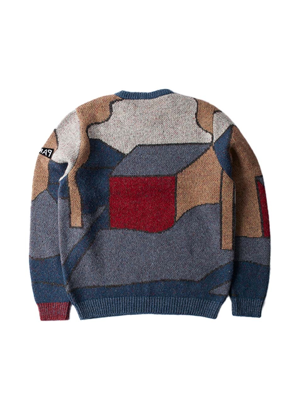 By Parra Your Street Knitted Pullover Blue