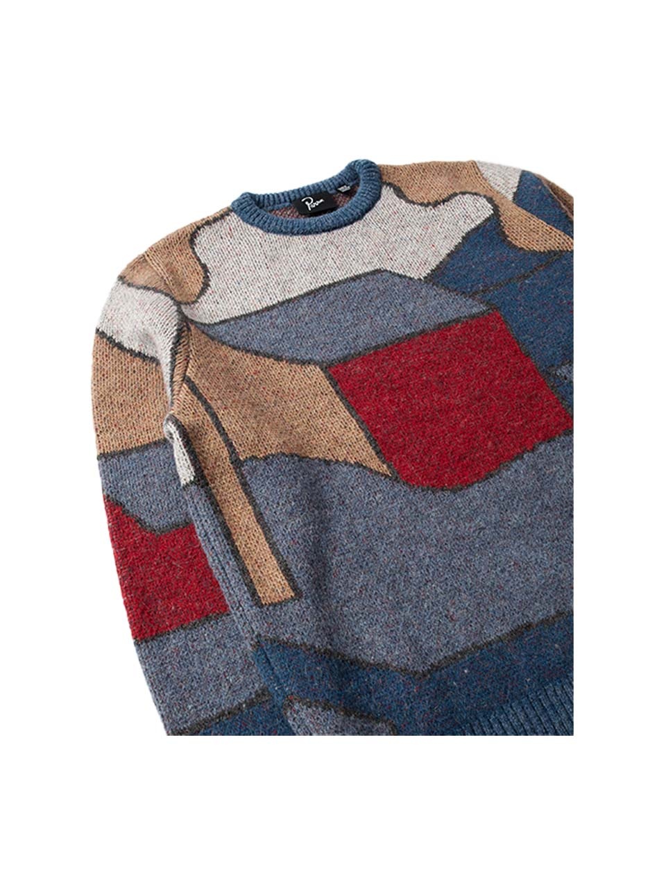 By Parra Your Street Knitted Pullover Blue