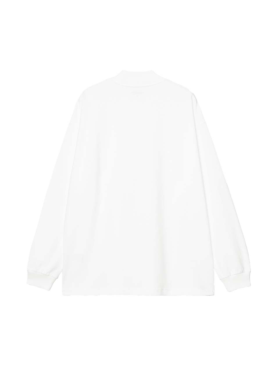 Carhartt WIP L/S Script Mockneck T-Shirt White