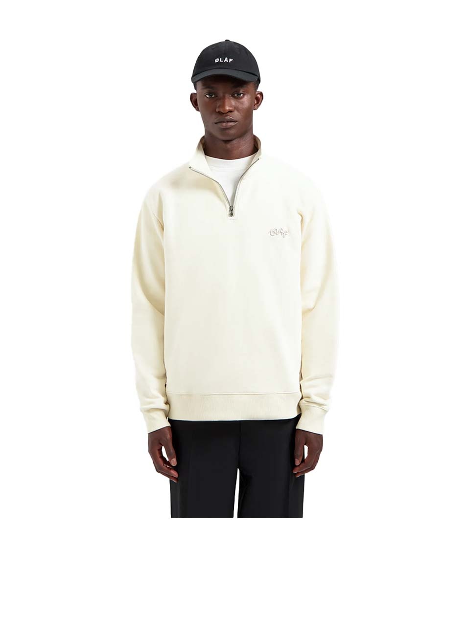 OLAF Signature Mockneck Off White