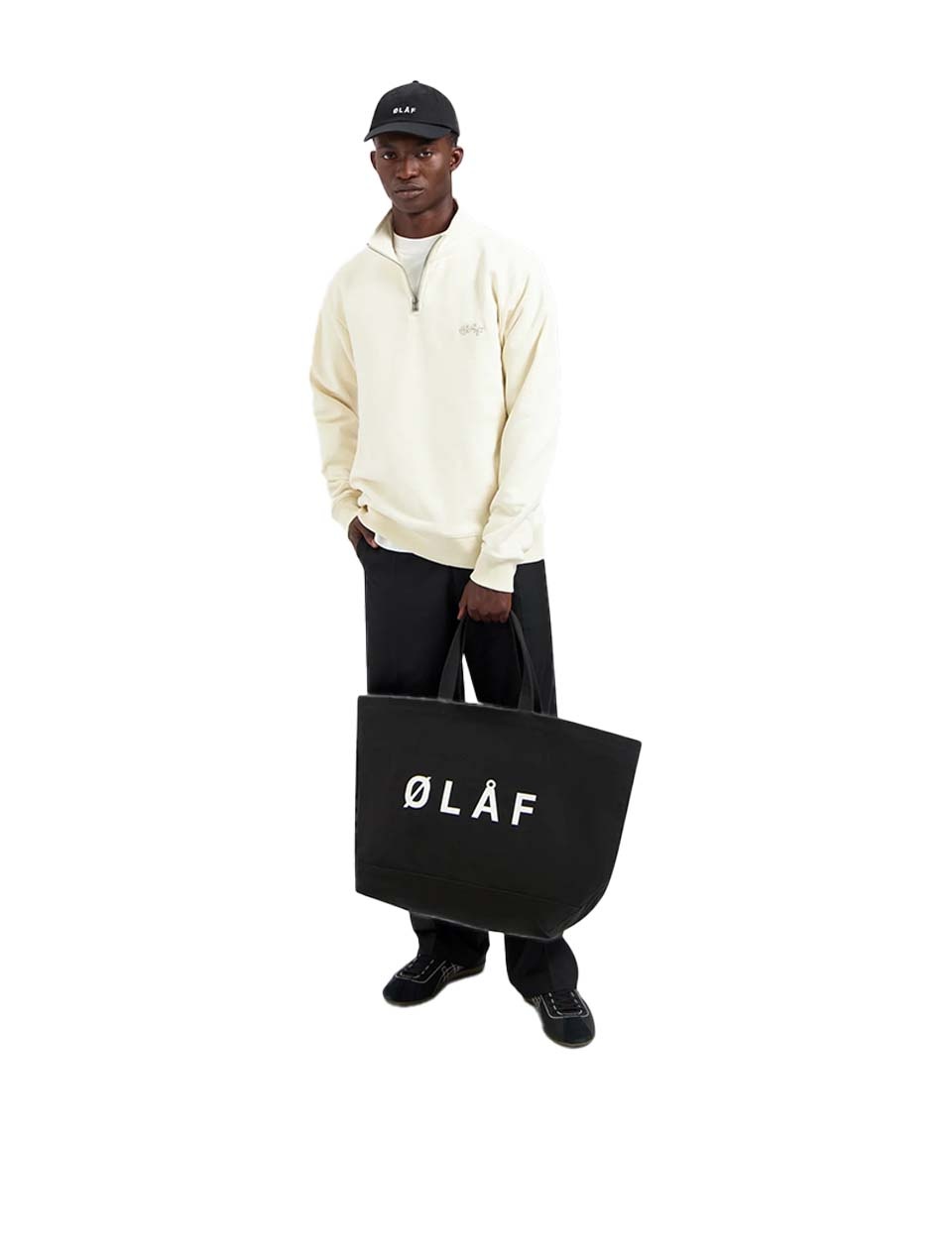 OLAF Signature Mockneck Off White