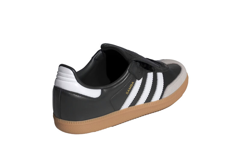 Adidas Samba LT Core Black Cloud White Gold Metallic W Reissue