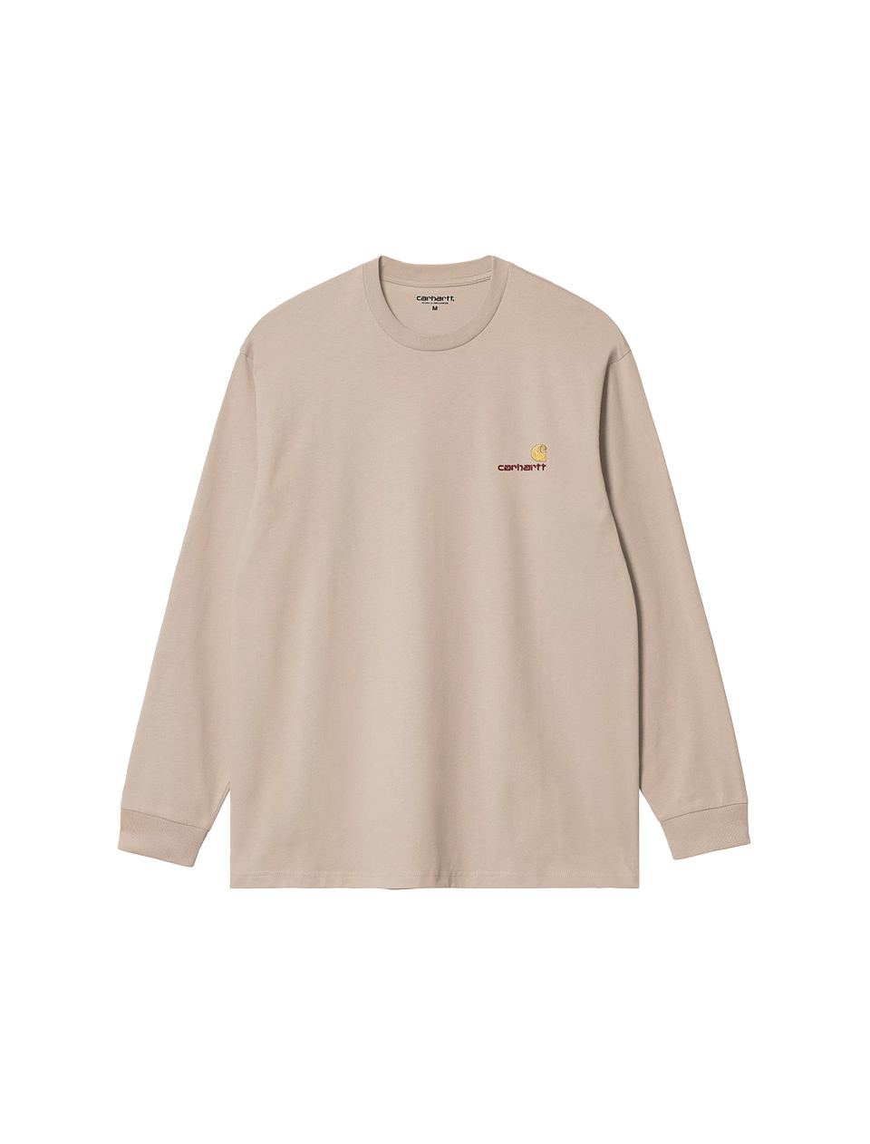 Carhartt WIP L/S American Script T-Shirt Fleur De Sel