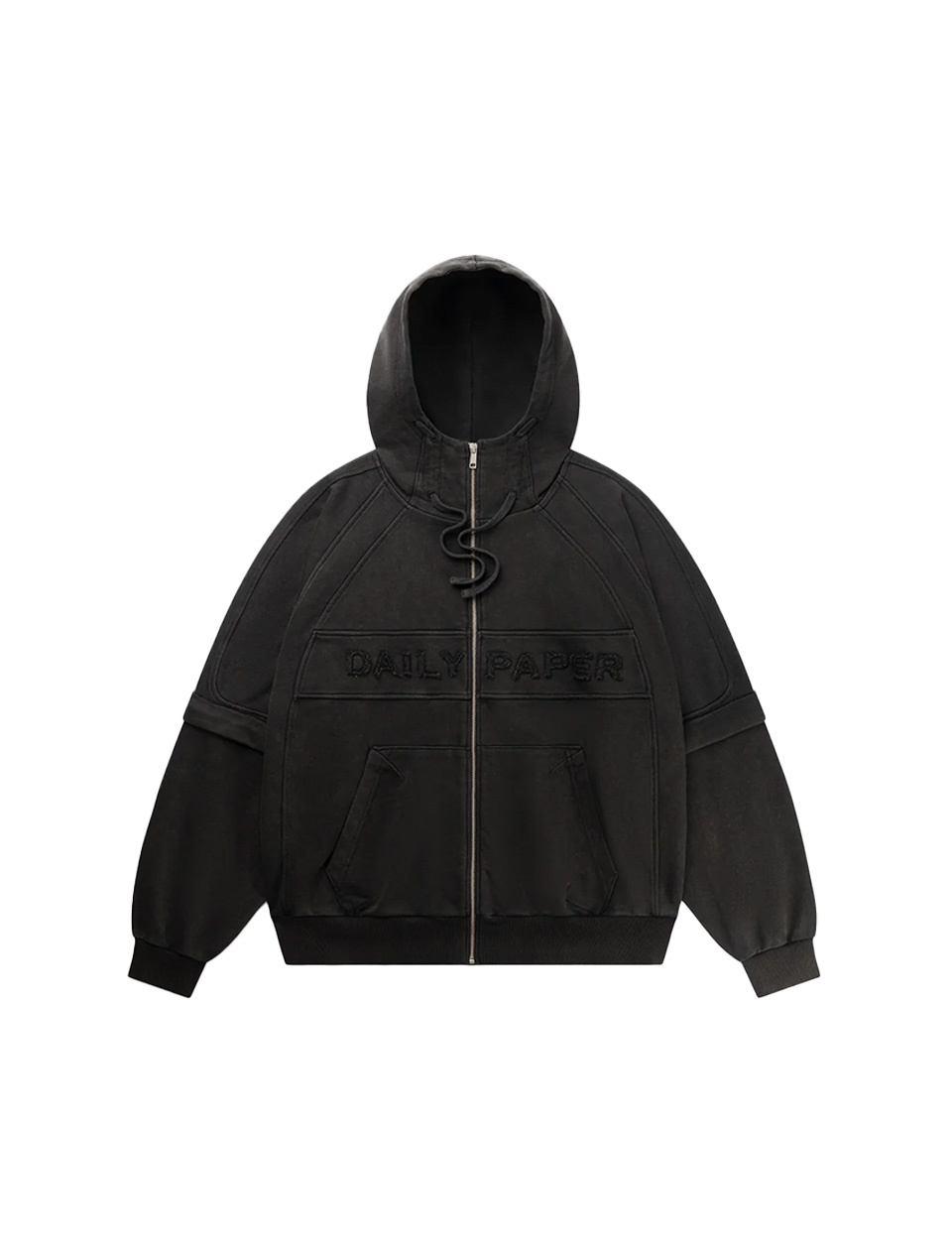 Daily Paper Garment Wash Jacket Black