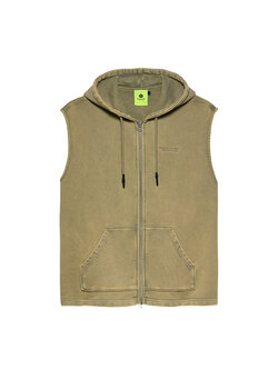 New Amsterdam Surf Association Sleeveless Hoodie Dune