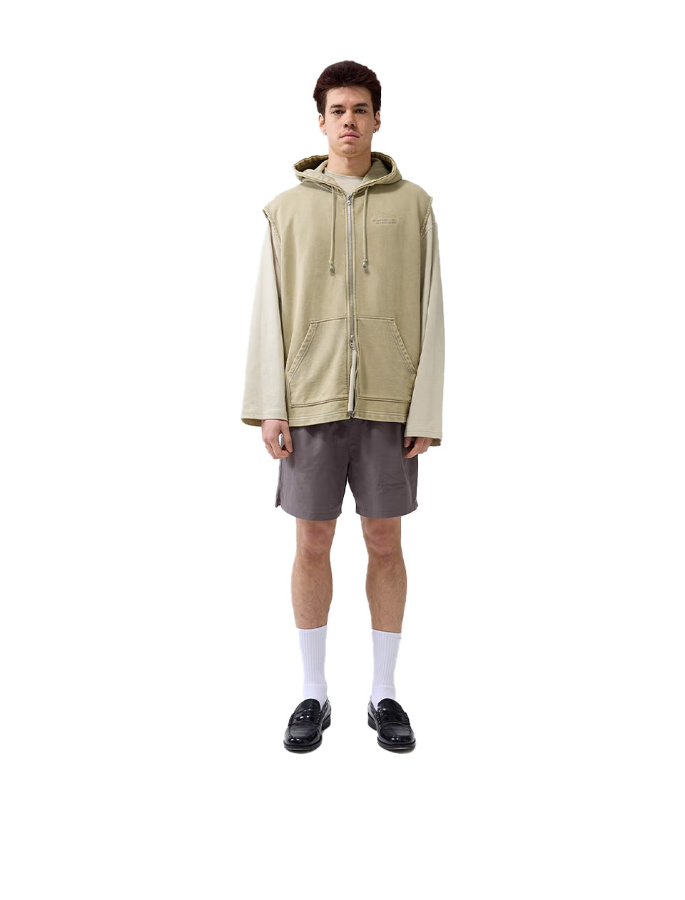 New Amsterdam Surf Association Sleeveless Hoodie Dune