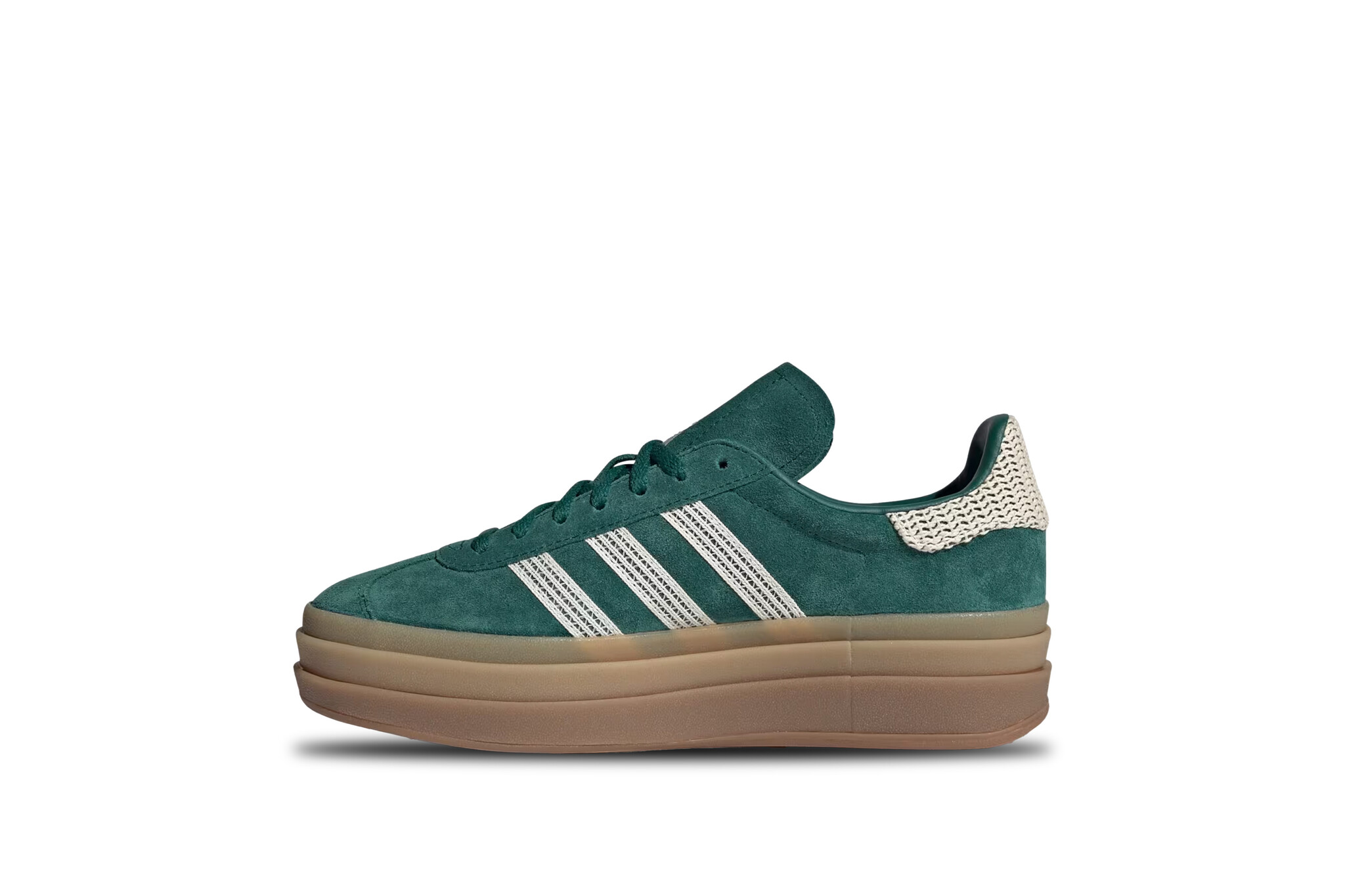 Adidas Gazelle Bold Collegiate Green White Gold