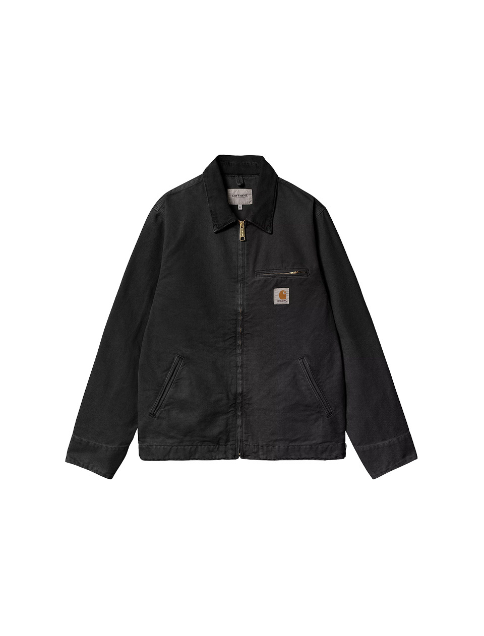 Carhartt WIP Detroit Jacket Black Black Stone Canvas