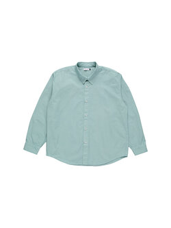 POP Trading Company Applique Logo Shirt Blue Haze