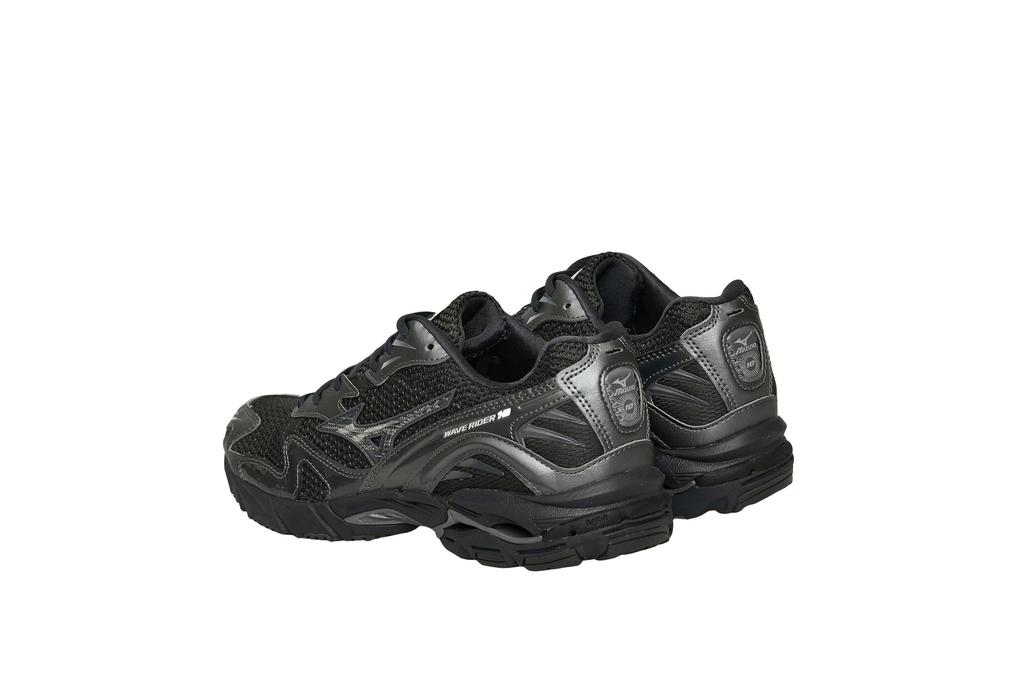 Mizuno Wave Rider 10 Black Sand Metallic Gray