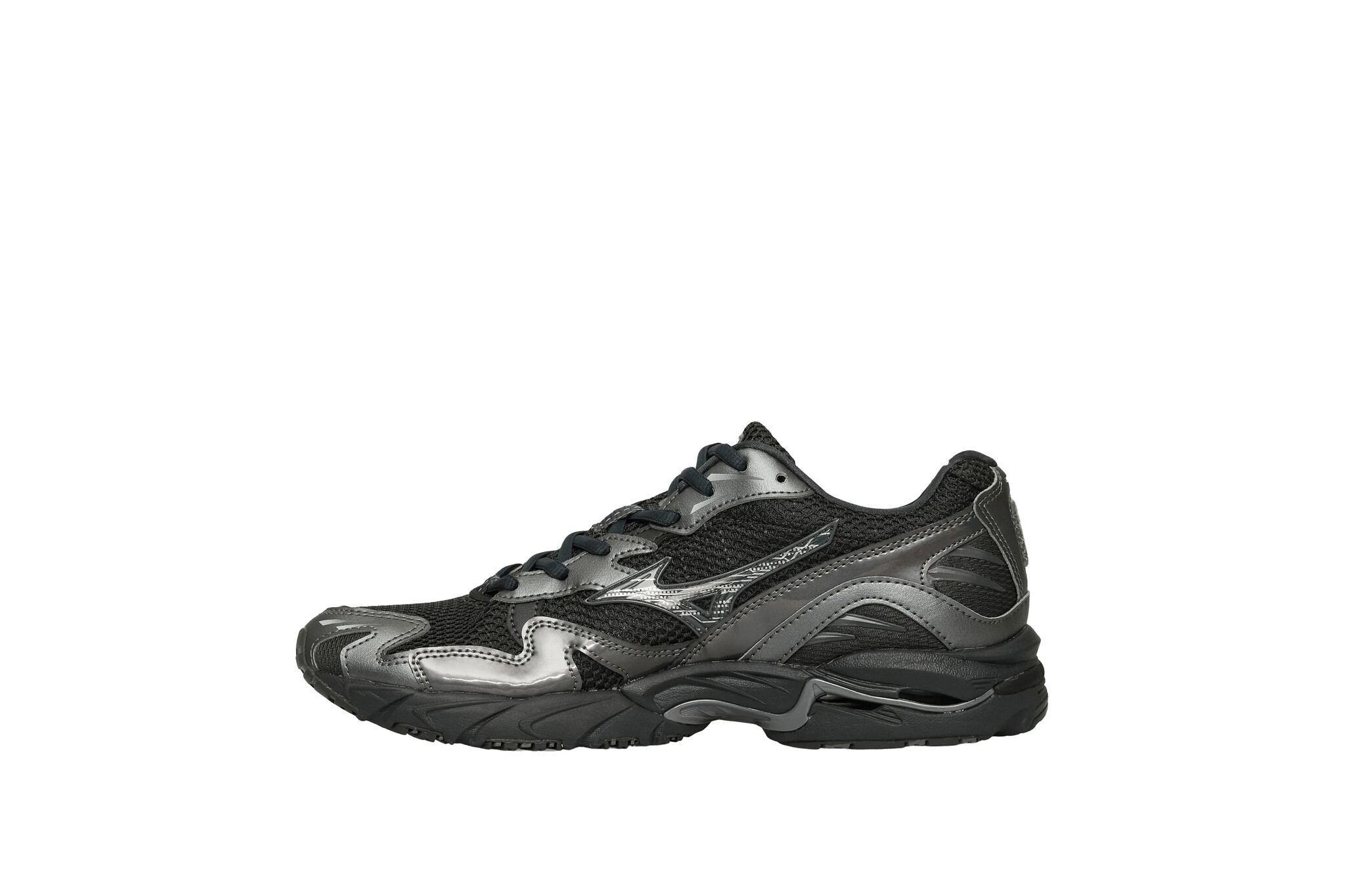 Mizuno Wave Rider 10 Black Sand Metallic Gray