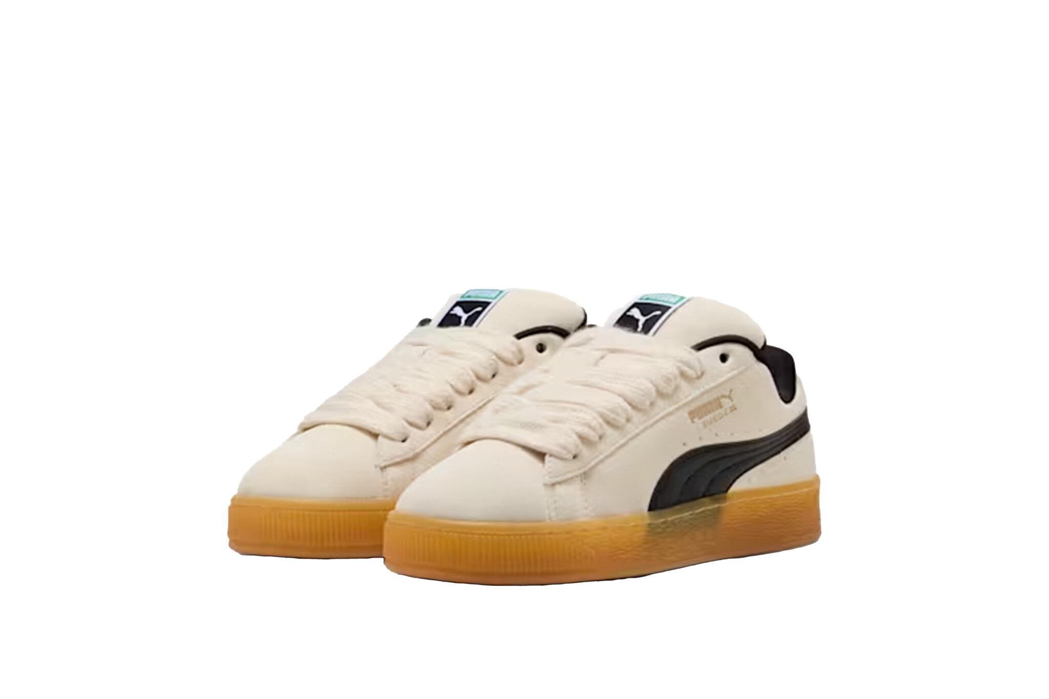 Puma Suede XL "Dark Risk" Alpine Snow Black