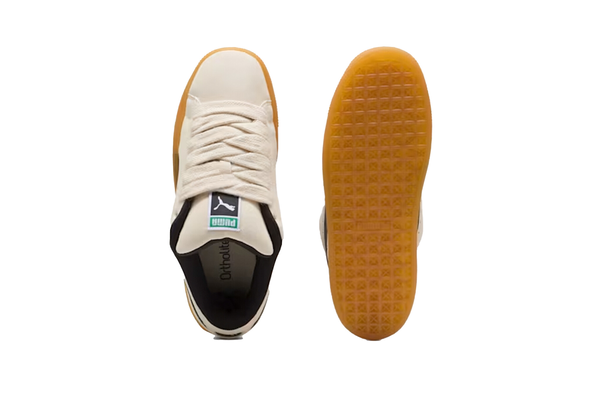 Puma Suede XL "Dark Risk" Alpine Snow Black