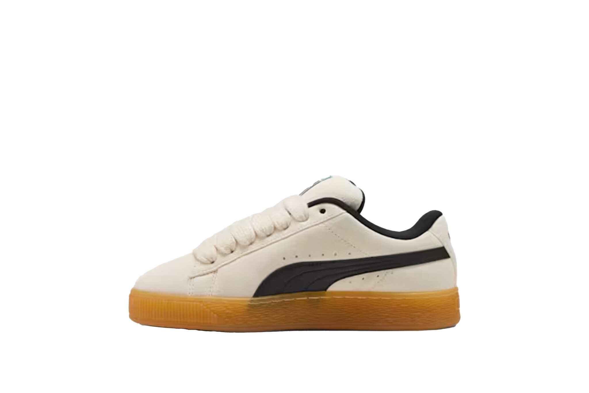 Puma Suede XL "Dark Risk" Alpine Snow Black