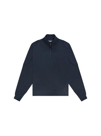 The New Originals Emblem Half-Zip Sweater Stock Navy