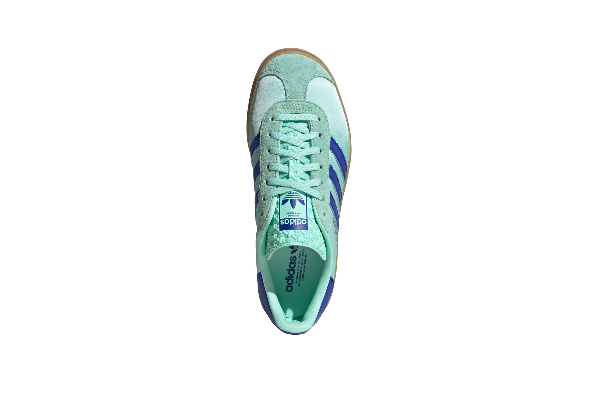 Adidas Gazelle Bold W Clear Mint Lucid Blue Gold Metallic