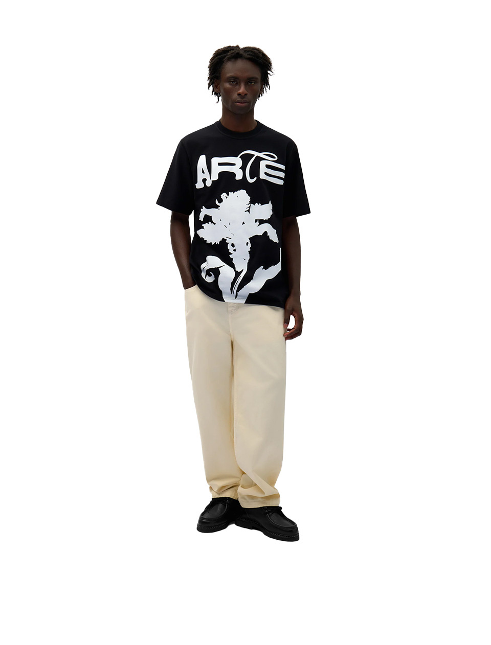 Arte Antwerp Back Bird Pants Cream