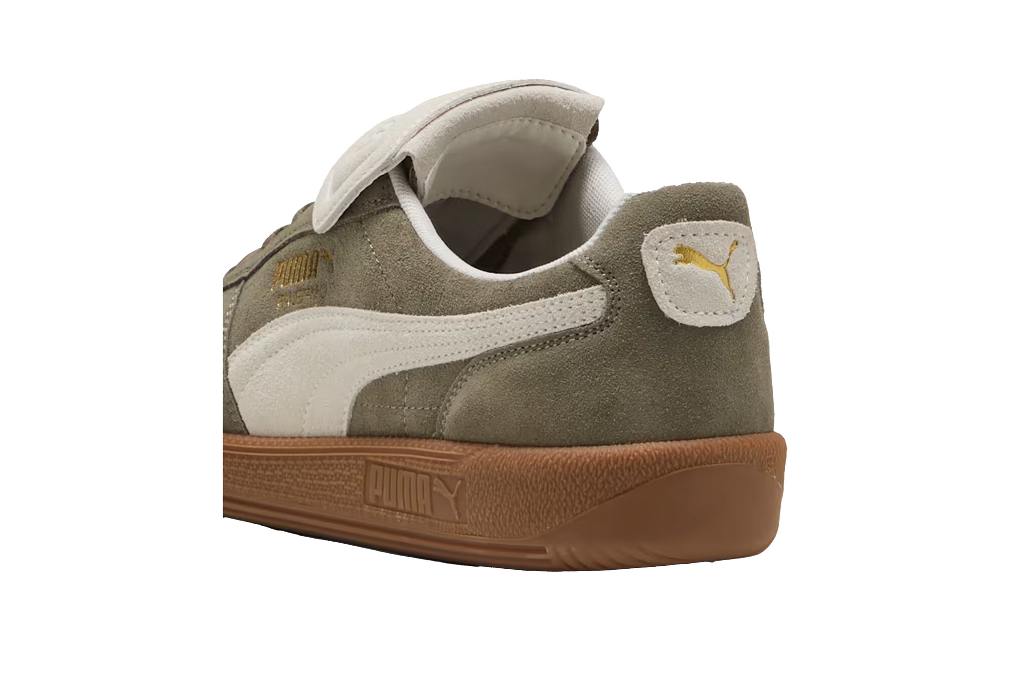 Puma Palermo Premium Suede Velvet Moss Warm White