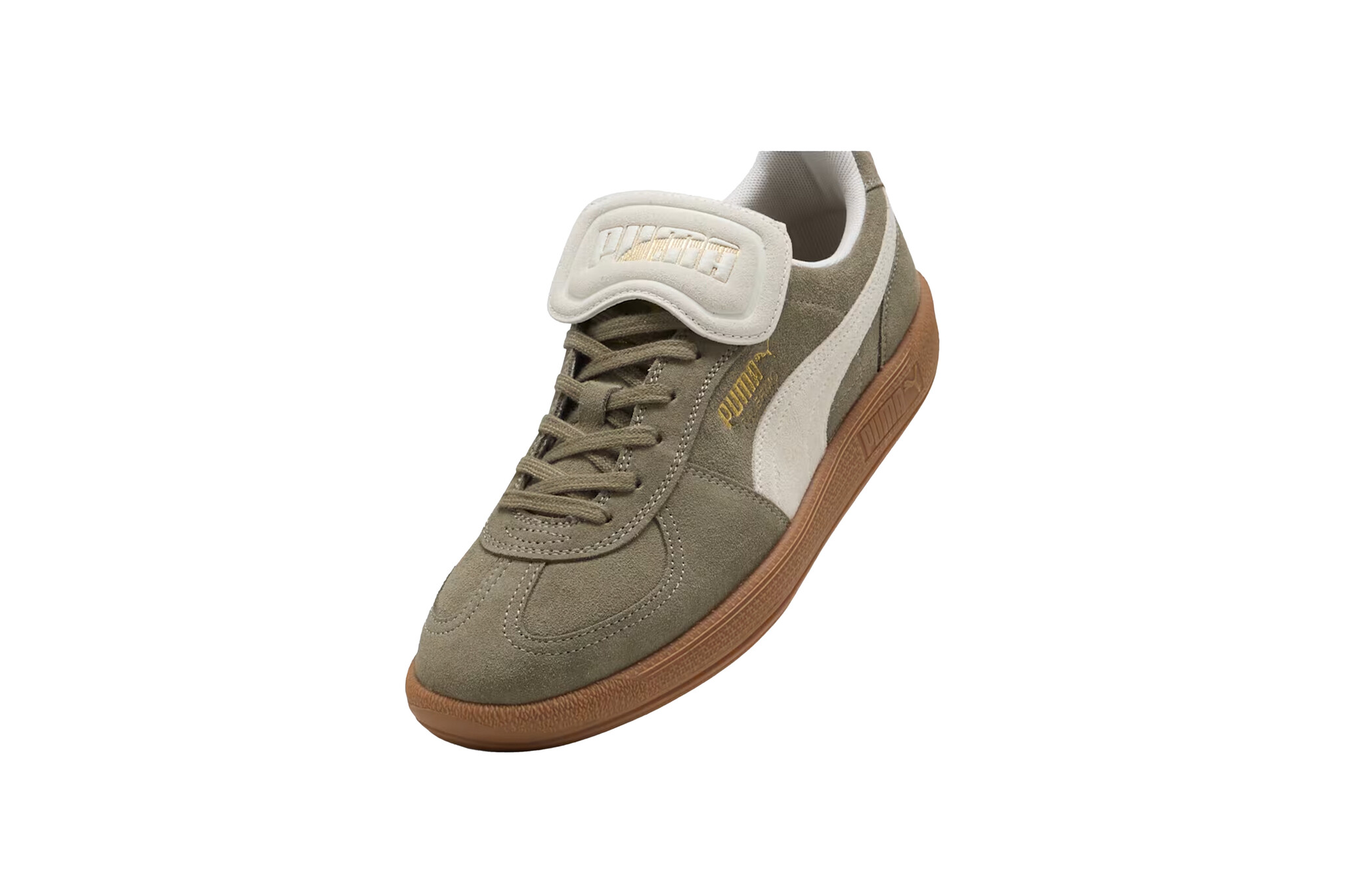 Puma Palermo Premium Suede Velvet Moss Warm White