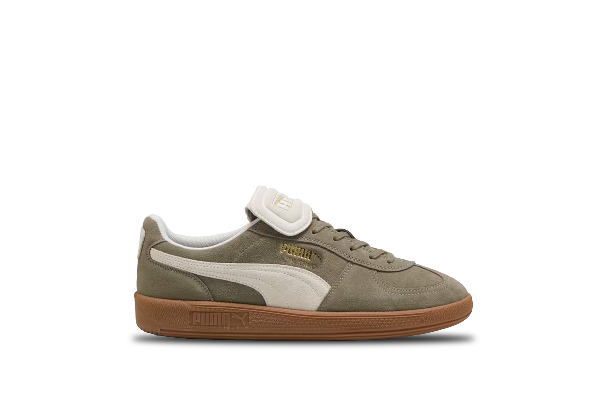 Puma Palermo Premium Suede Velvet Moss Warm White