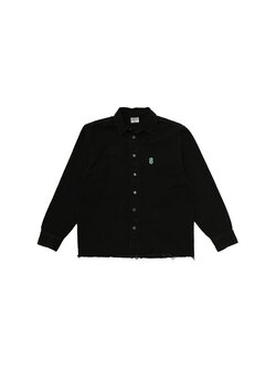 Sabbatical Garden Of Heavenly Delights Denim Shirt Black