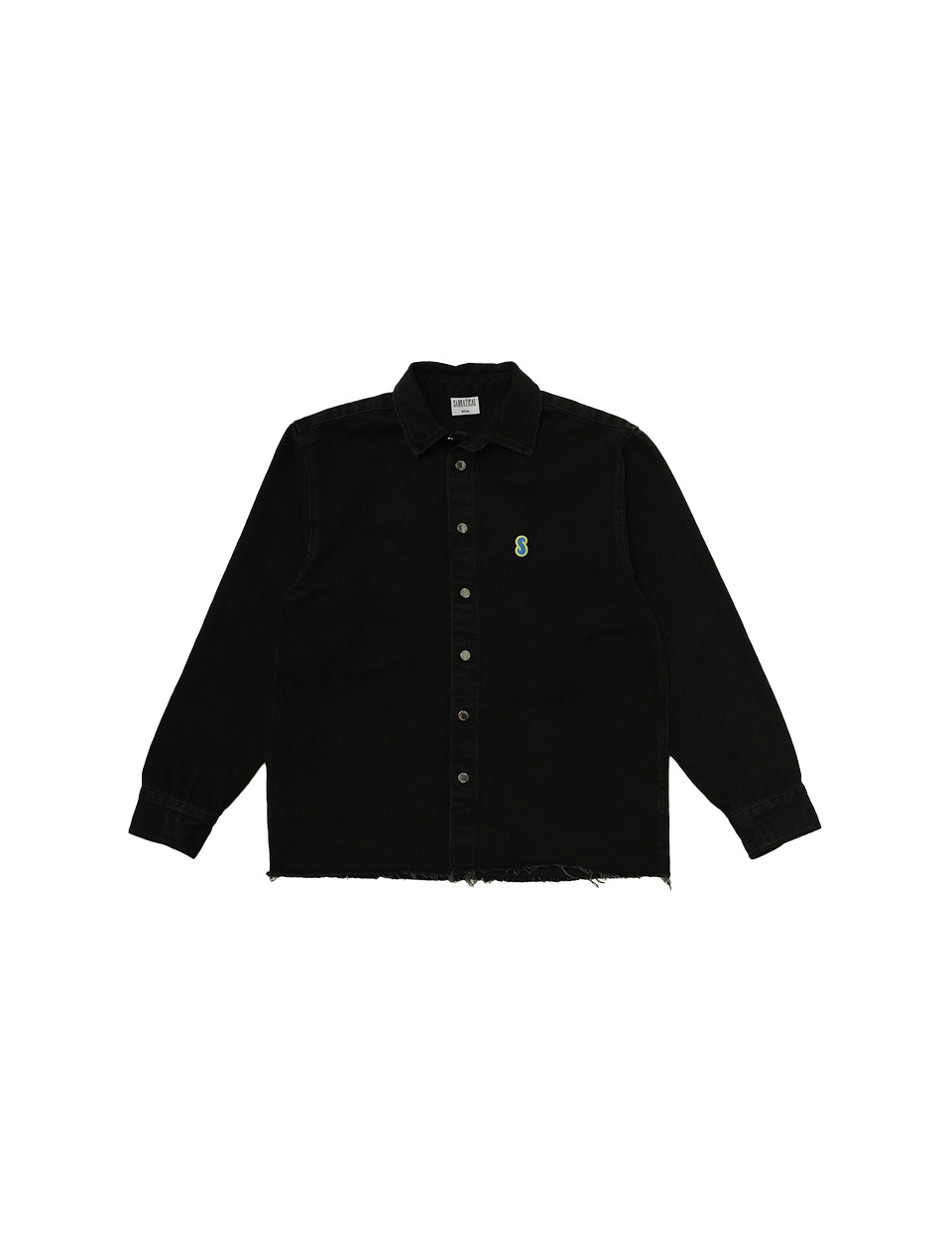 Sabbatical Garden Of Heavenly Delights Denim Shirt Black