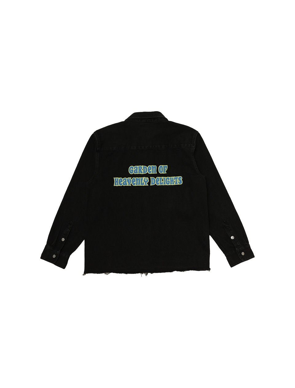 Sabbatical Garden Of Heavenly Delights Denim Shirt Black