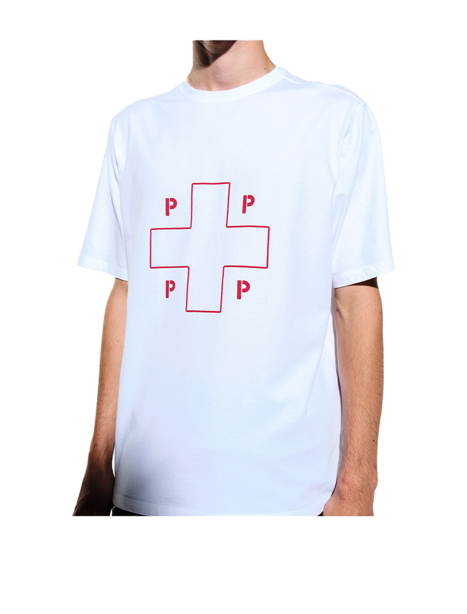 POP Trading Company Lifesaver Logo T-Shirt White