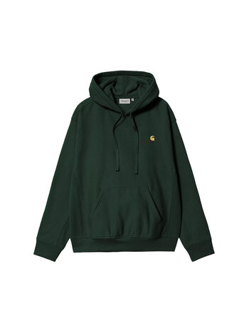Carhartt WIP Hooded American Script Sweat Conifer