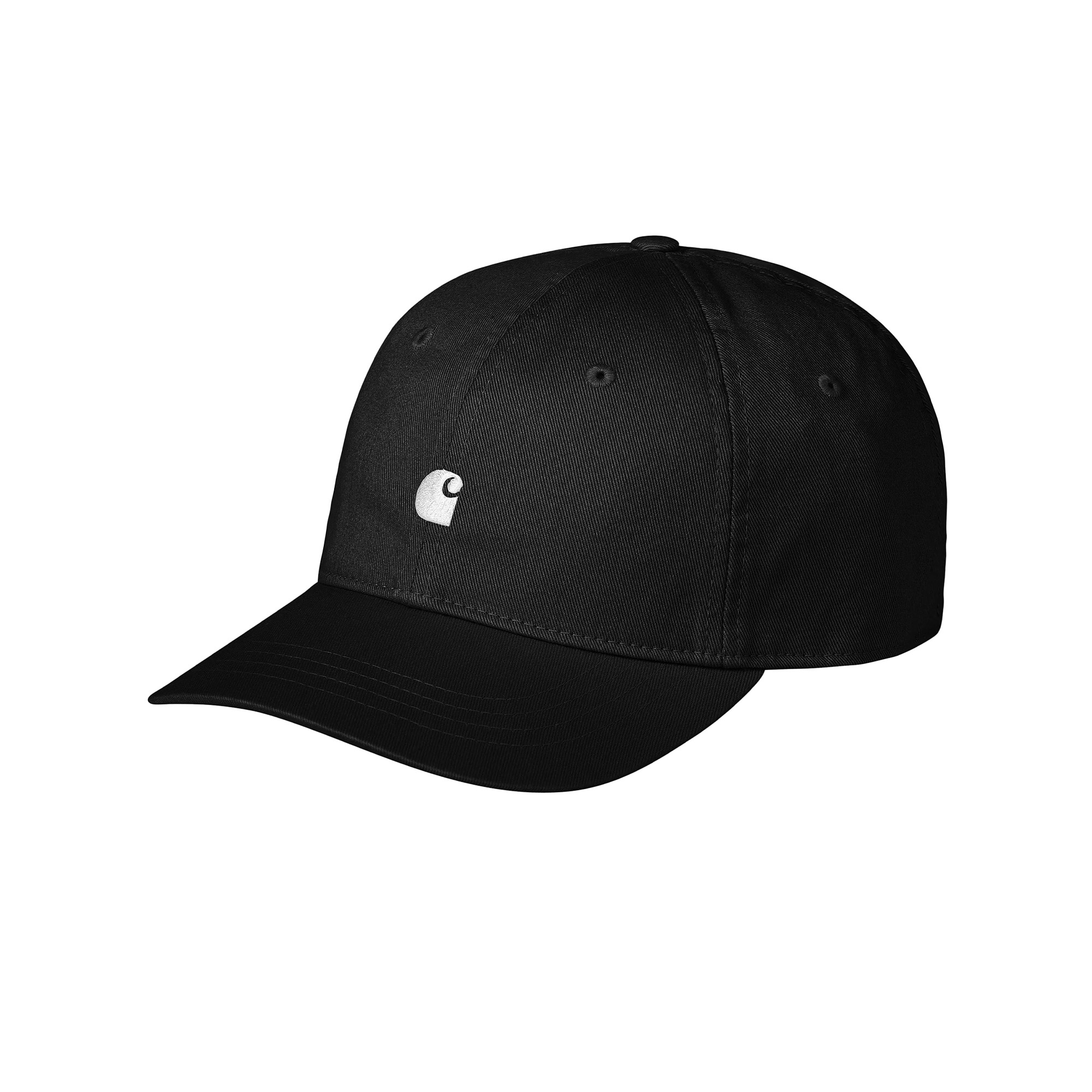 Carhartt WIP Madison Logo Cap Black White