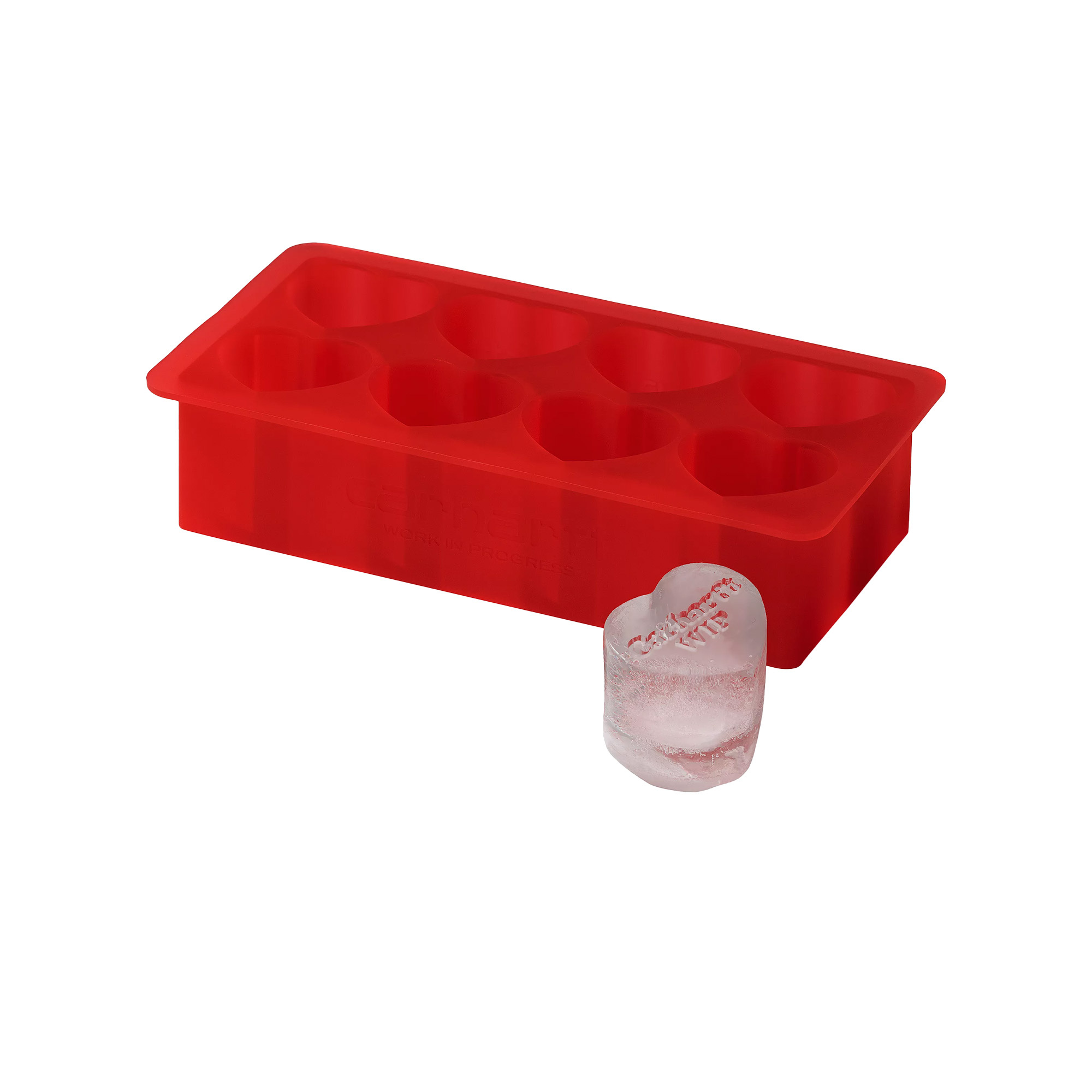 Carhartt WIP Heart Ice Cube Tray Scarlet Silicone