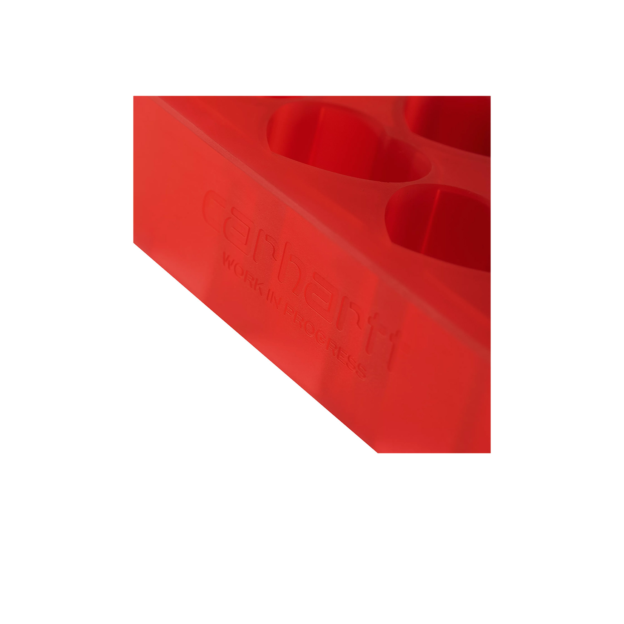 Carhartt WIP Heart Ice Cube Tray Scarlet Silicone