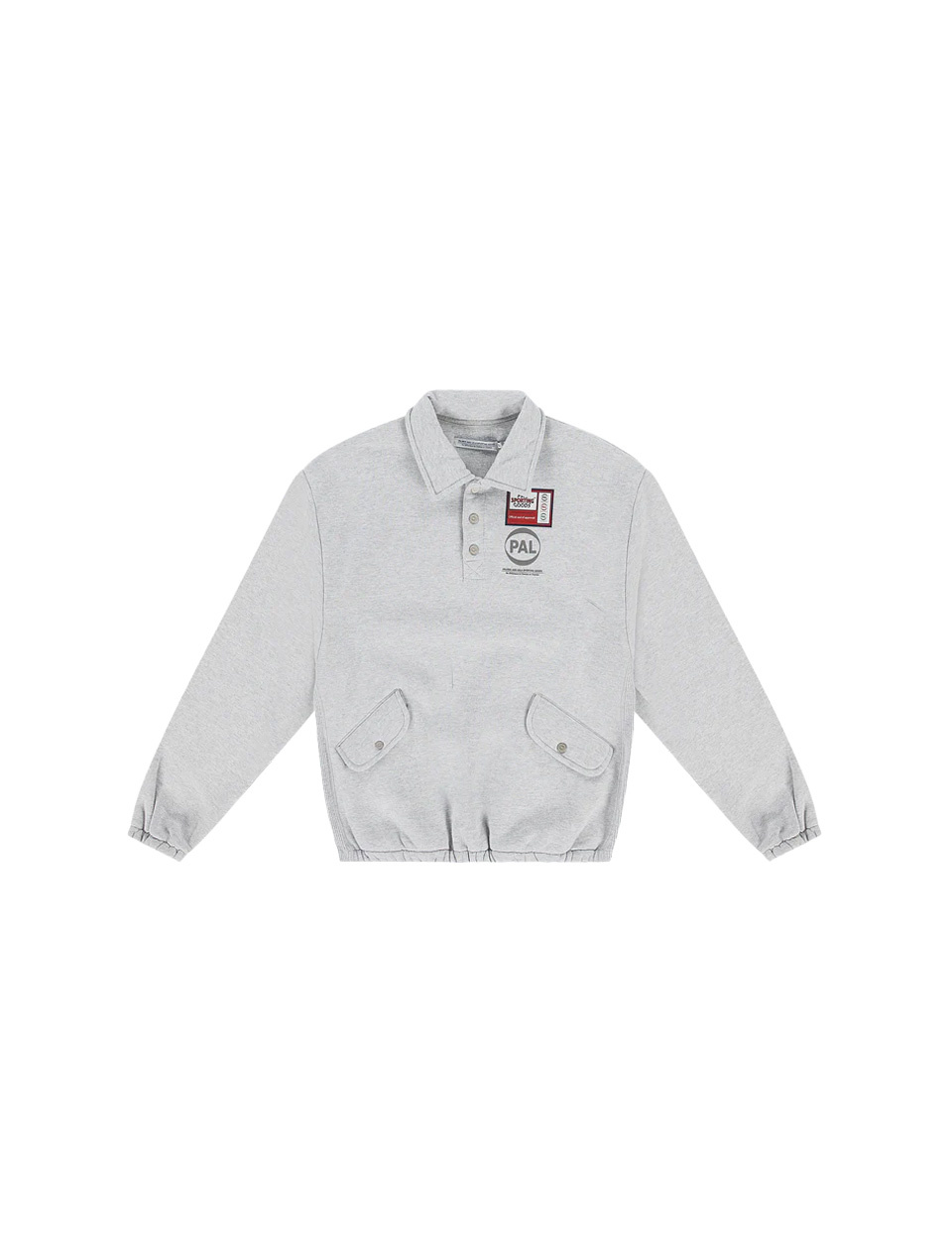 PAL Sporting Goods New TM Button Down Light Gray Marl