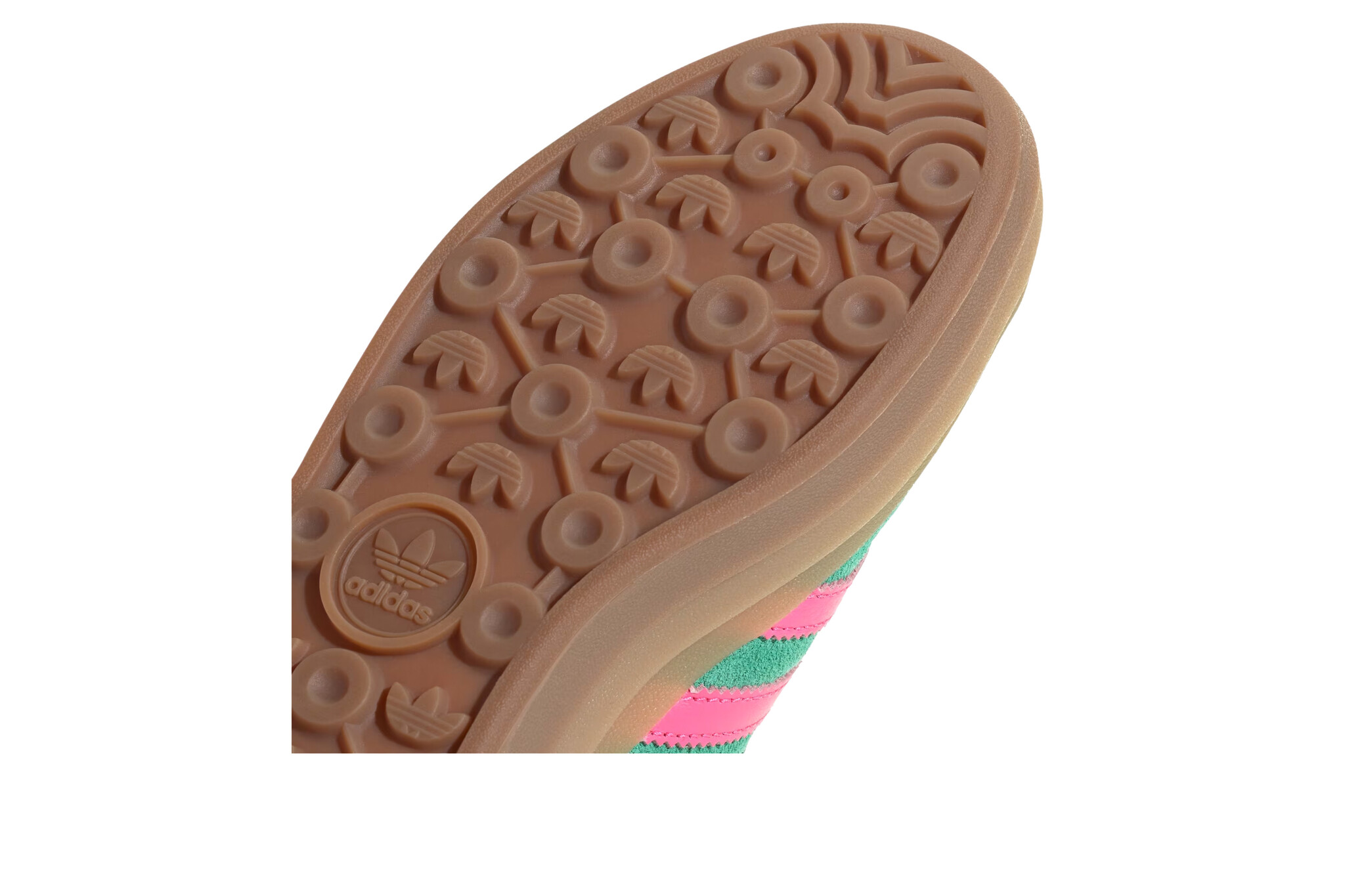 Adidas Gazelle Bold W Court Green Lucid Pink Pure Sulfur