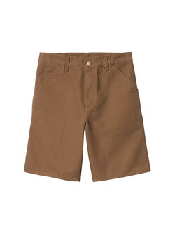 Carhartt WIP Single Knee Short Hamilton Brown Rinsed