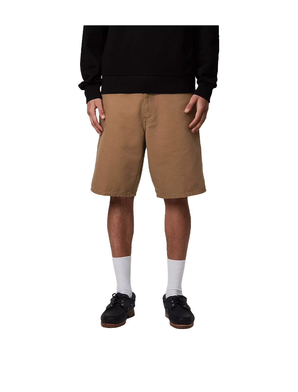 Carhartt WIP Single Knee Short Hamilton Brown Rinsed