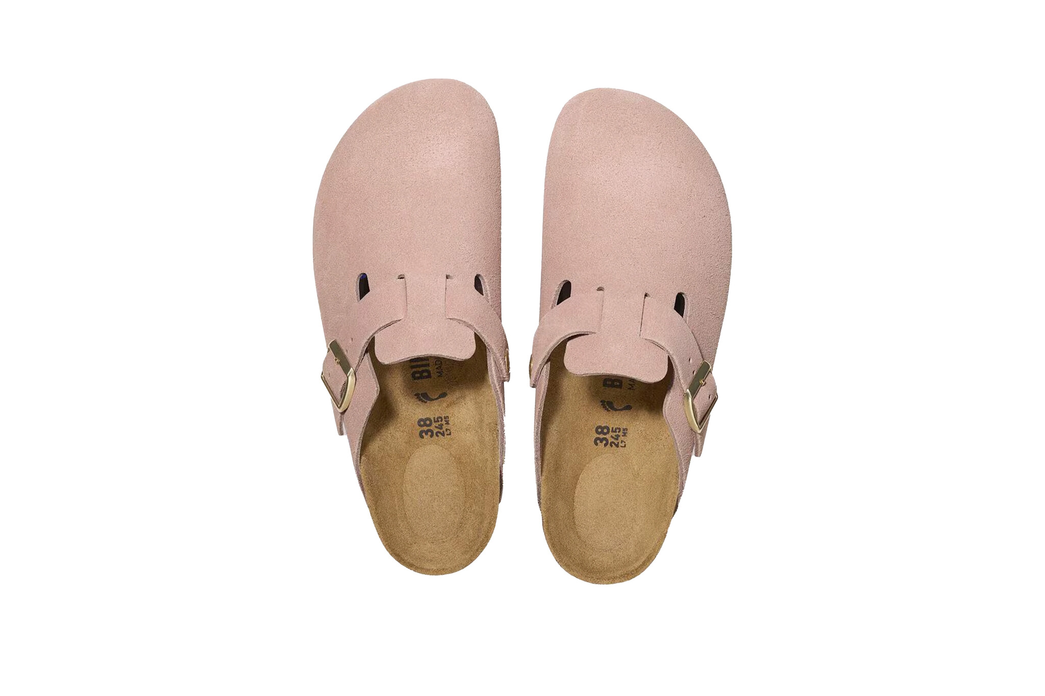 Birkenstock Boston Suede Light Rose