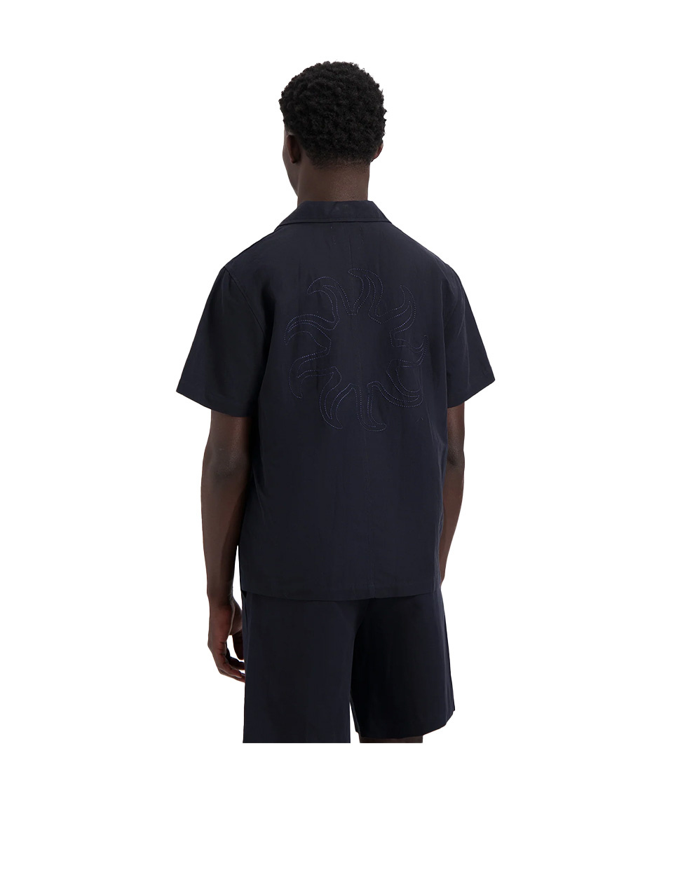 OLAF Sun Linen Shirt Navy