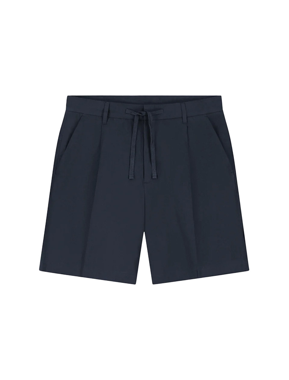 OLAF Cotton Linen Shorts Navy