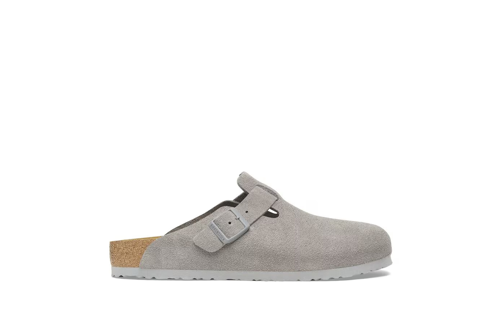 Birkenstock Boston Suede Stone Coin