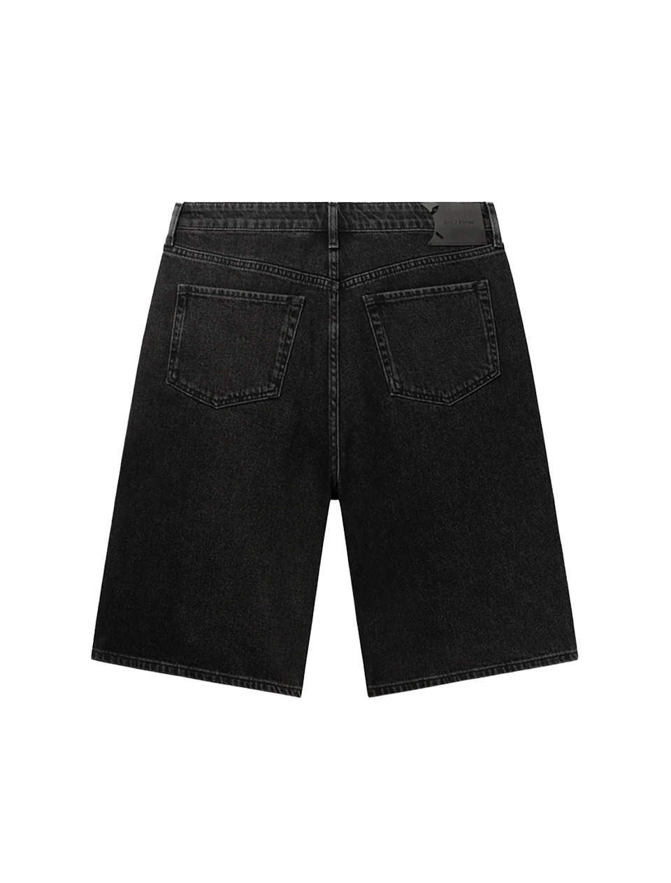 Daily Paper Laser Monogram Denim Shorts Black