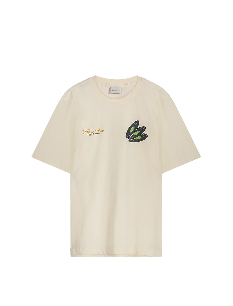 Filling Pieces DJ T-Shirt Antique White