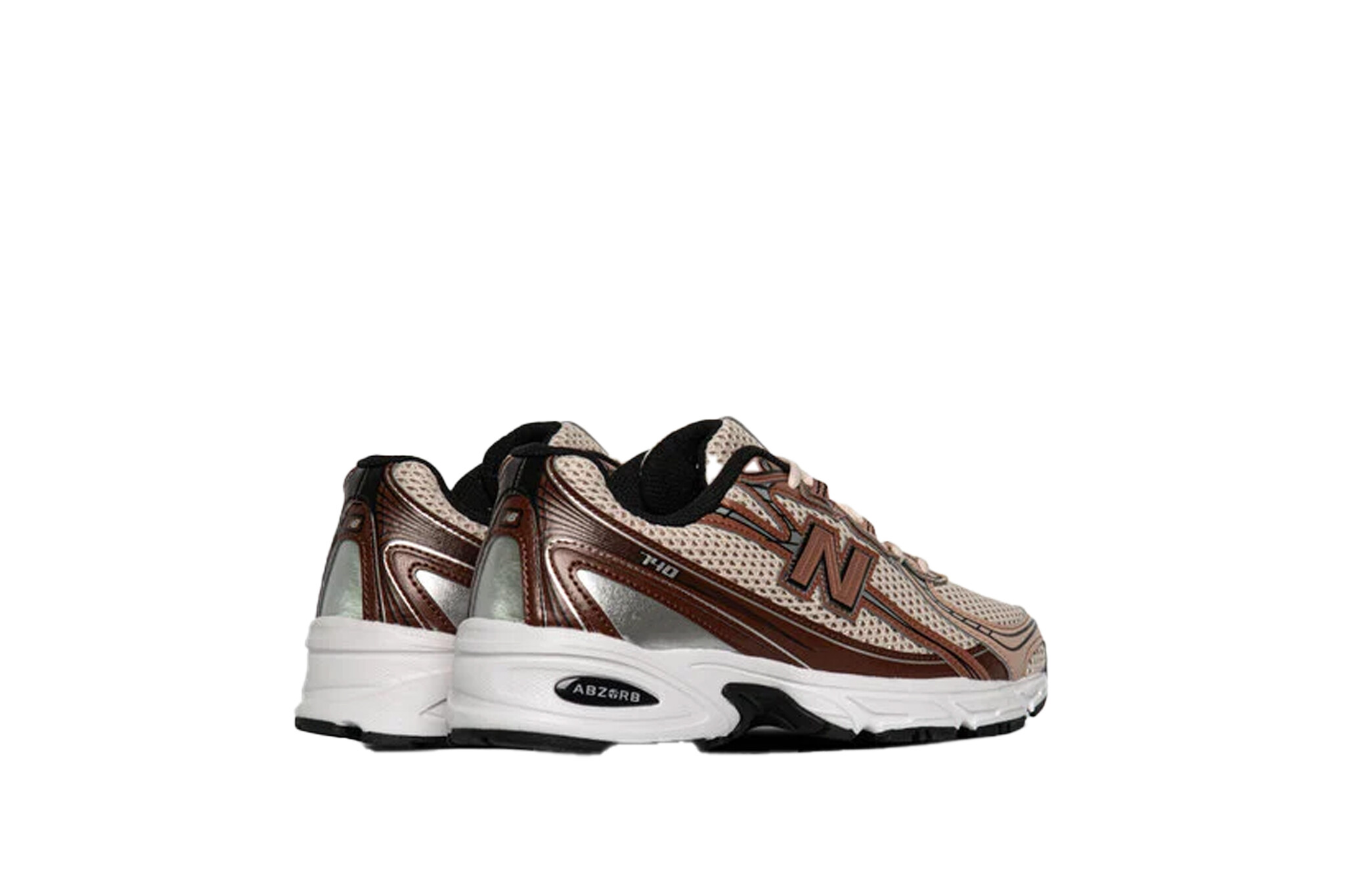 New Balance 740 Rich Oak Bisque Pecan Silver Metallic