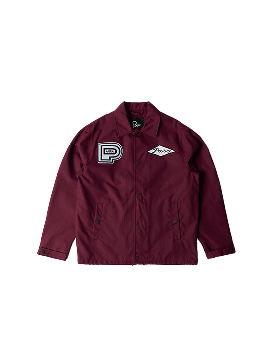 By Parra Midnight Surprise Coach Jacket Burgundy