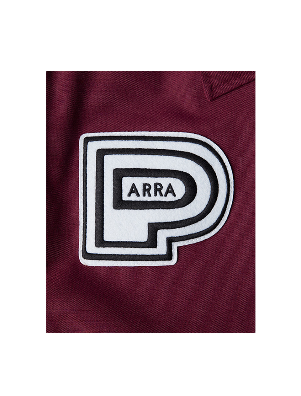 By Parra Midnight Surprise Coach Jacket Burgundy