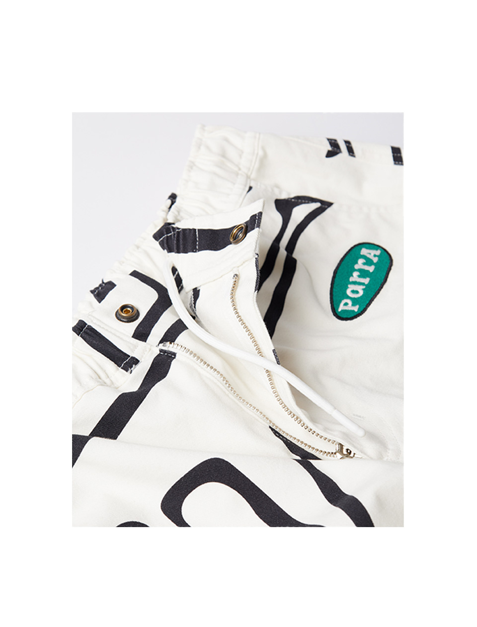 By Parra Yoga Walks Pants White