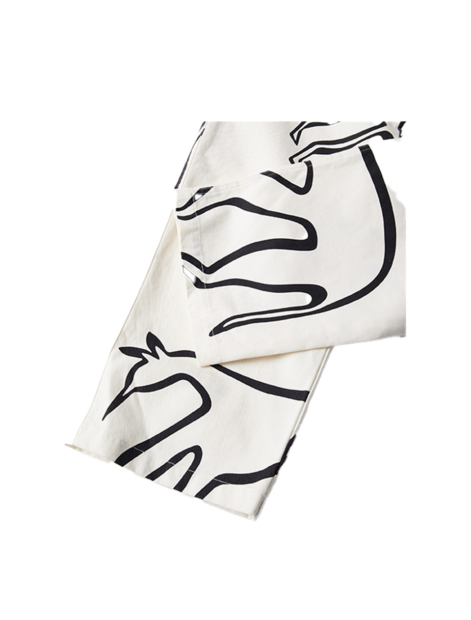 By Parra Yoga Walks Pants White