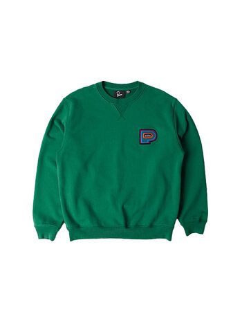 By Parra Repeat Pea Crew Neck Sweatshirt Green